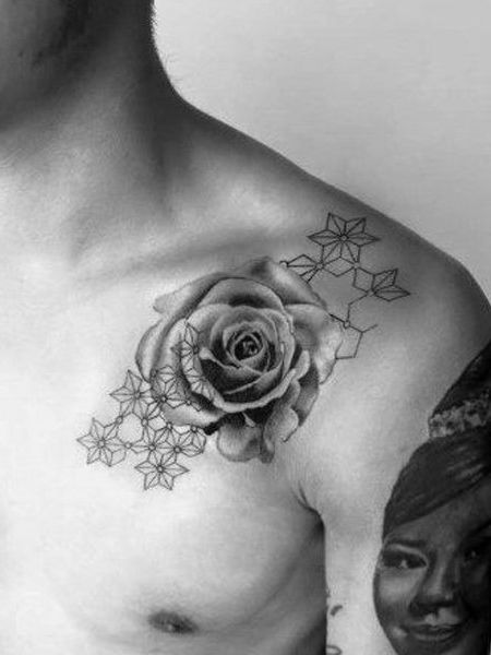 15 massive collarbone tattoos for men and what they mean