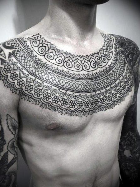 15 massive collarbone tattoos for men and what they mean