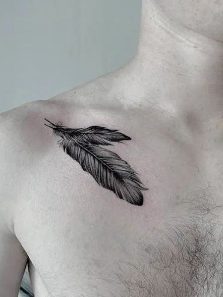 15 massive collarbone tattoos for men and what they mean
