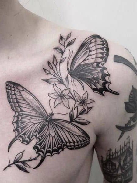 15 massive tattoos on the collarbone for men and what they mean