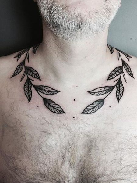 15 massive collarbone tattoos for men and what they mean