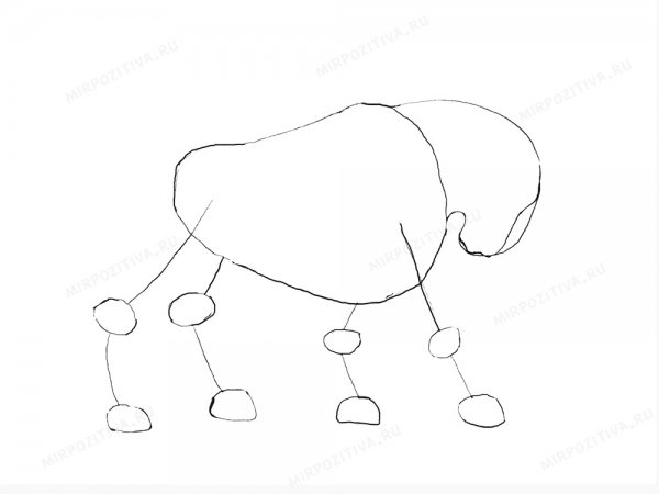 2 περίγραμμα των ποδιών