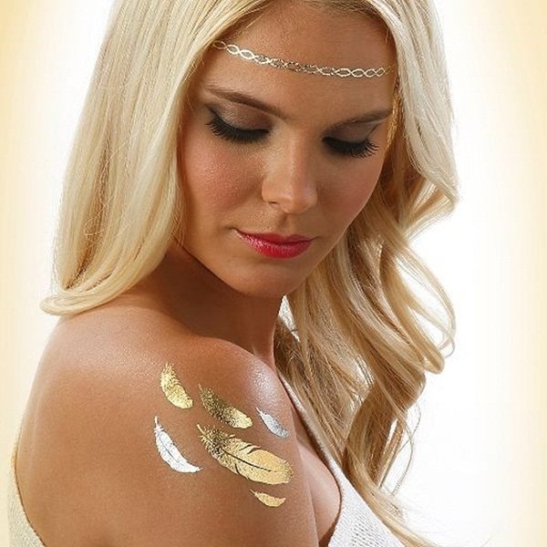 70 idées de tatouages en or pour les femmes (guide d'inspiration)