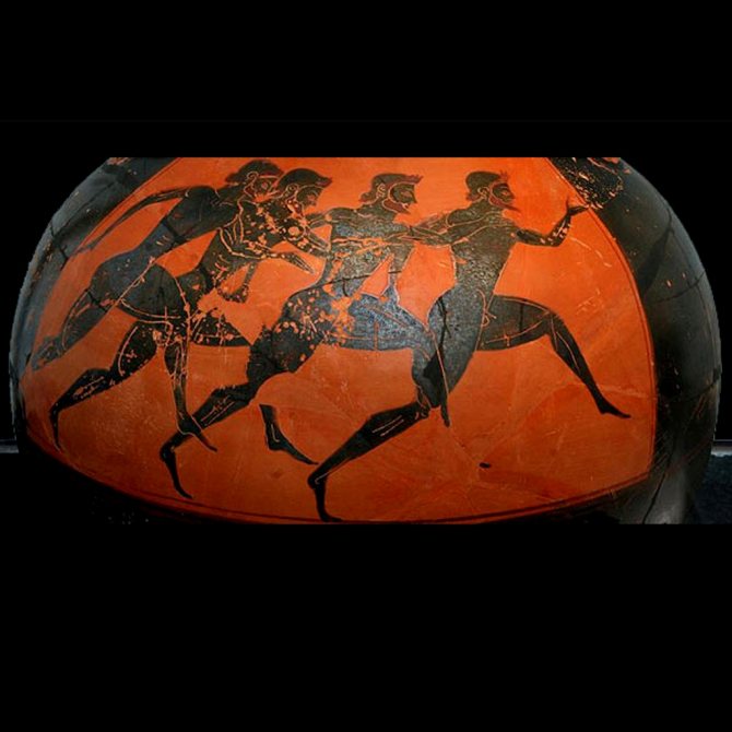 Un vase ancien. Course olympique largeur=1024
