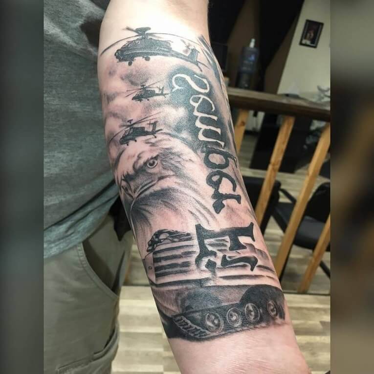 Татуировки на редници и сержанти и тяхното значение. Татуировката е предназначена да служи на човека по време на пътуването му през живота.