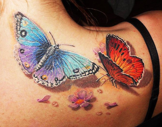 tatouage de papillon