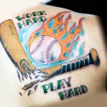 Tatuaje de béisbol