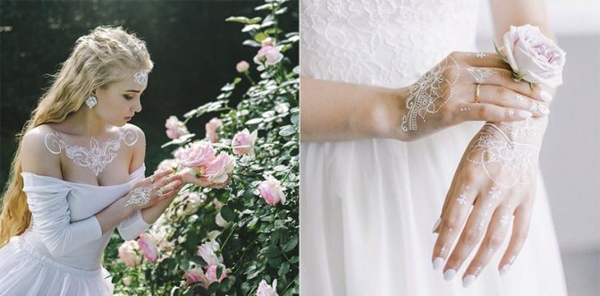 henné blanc pour mehendi