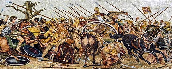 die Schlacht von Issus Poseidon