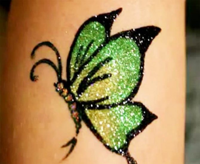glitter tattoo foto 3