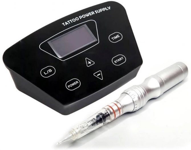 Manipolatore per tatuaggi con unità di controllo Biomaser P300