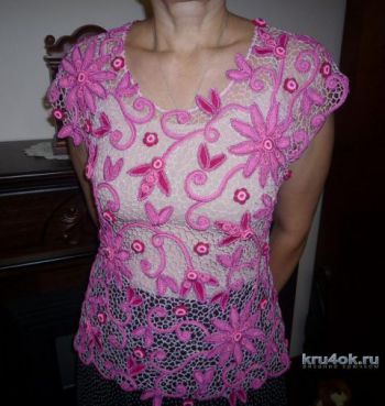 Halenka Summer Dawn technikou irské krajky