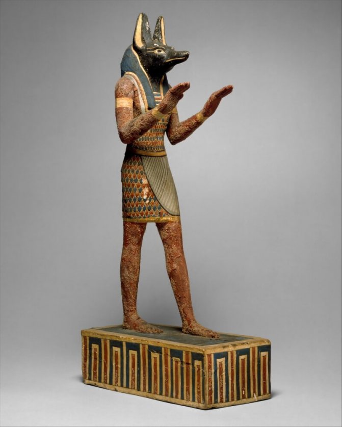 Dieu de la momification Anubis, 332-30 avant JC.