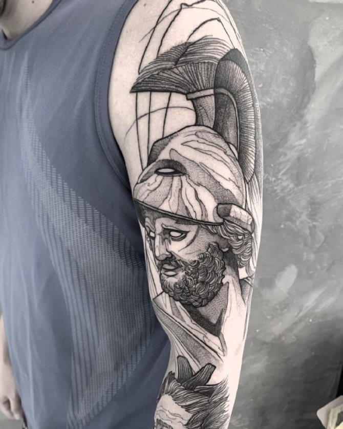 tatouage de god of war