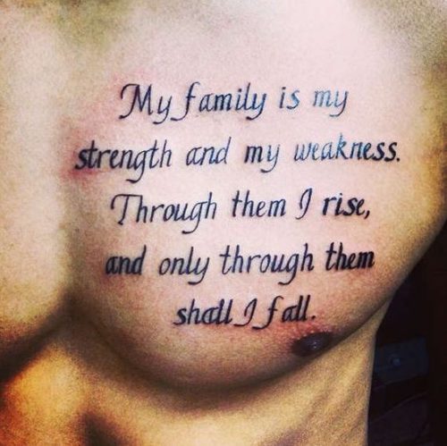 plus de 120 phrases de tatouage pour les hommes