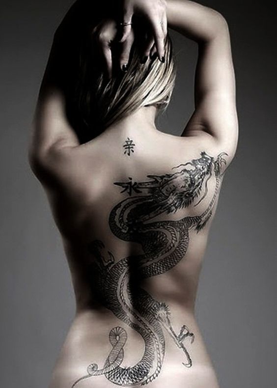 Big dragon tattoo