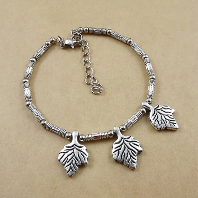 Bracelet feuille d'érable