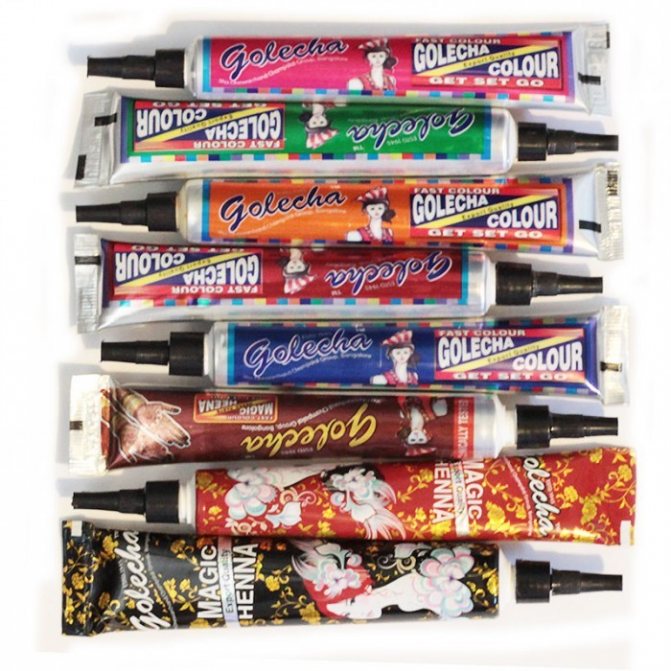 Quick henna for mehendi - available in different colors