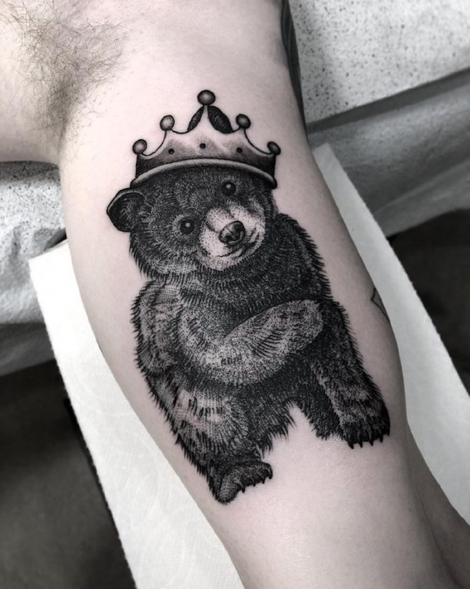 que signifie le tatouage d'un ours