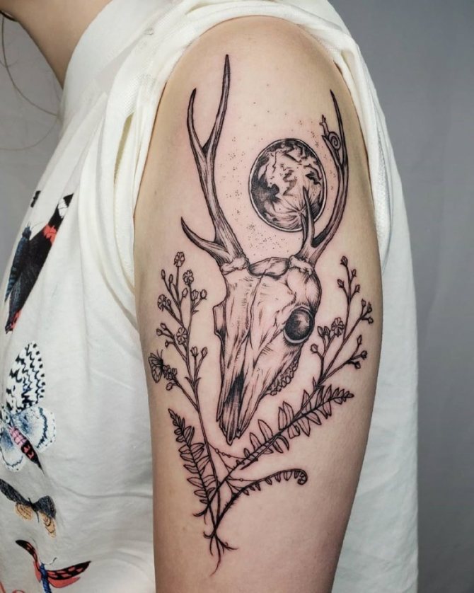 que signifie le tatouage du cerf