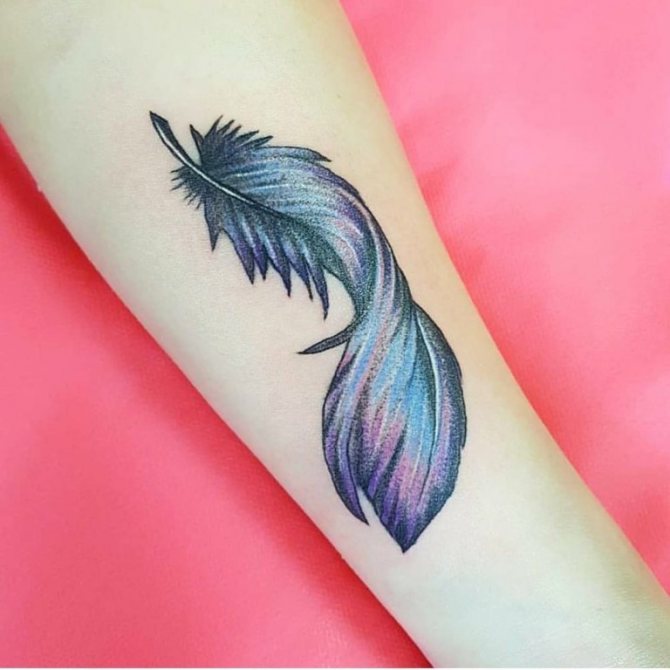 que signifie le tatouage de la plume