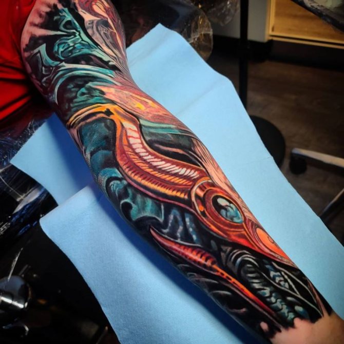 color realism tattoo
