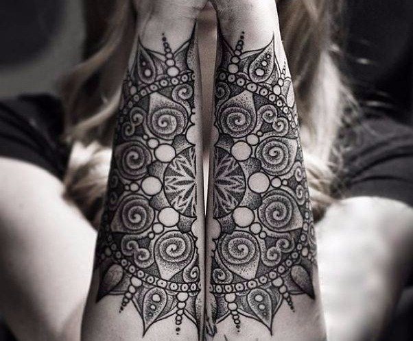 dotwork tattoo
