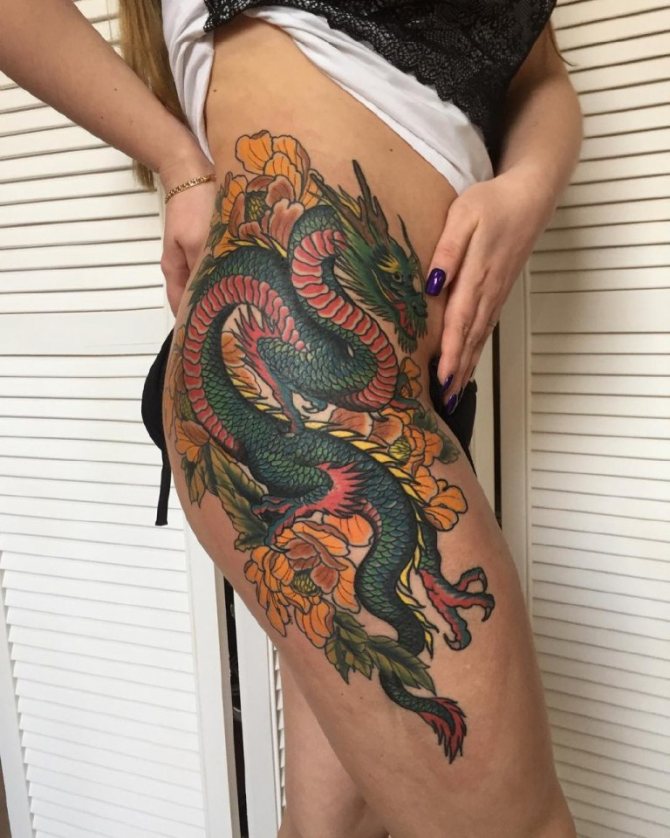 drage tatovering betydning