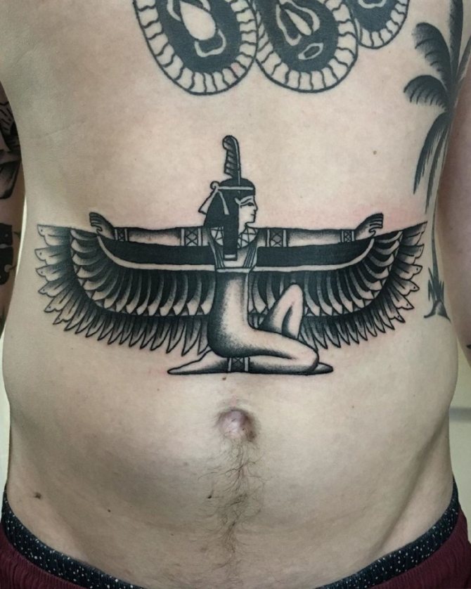 Tatouage des dieux égyptiens