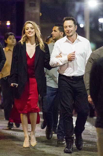 Amber Heard und Elon Musk