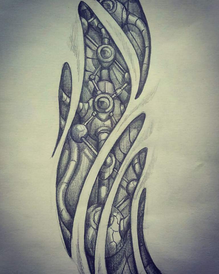 Biomechanický náčrt