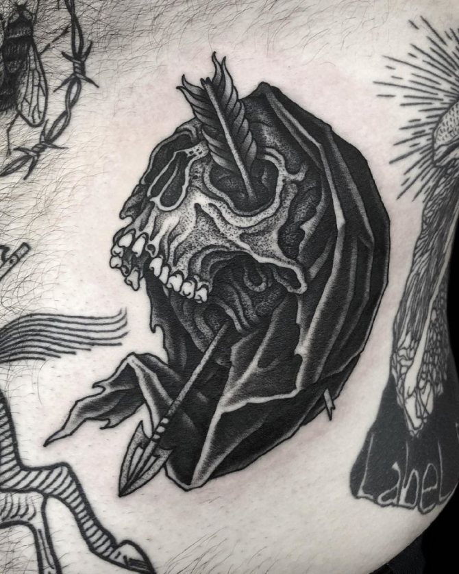 скица на смъртта