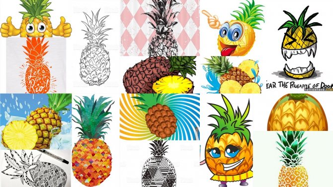 Ananas-Tattoo-Designs