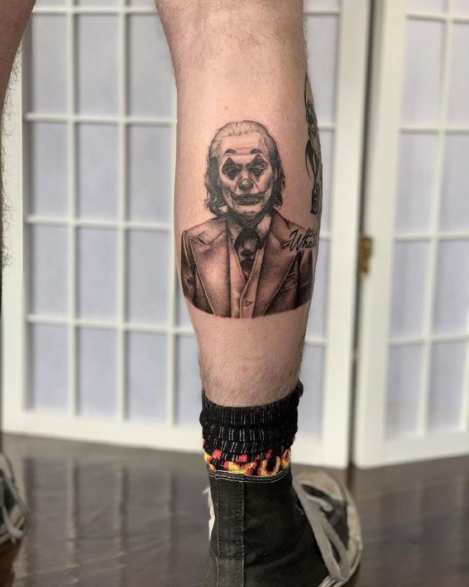 joker tattoo sketches