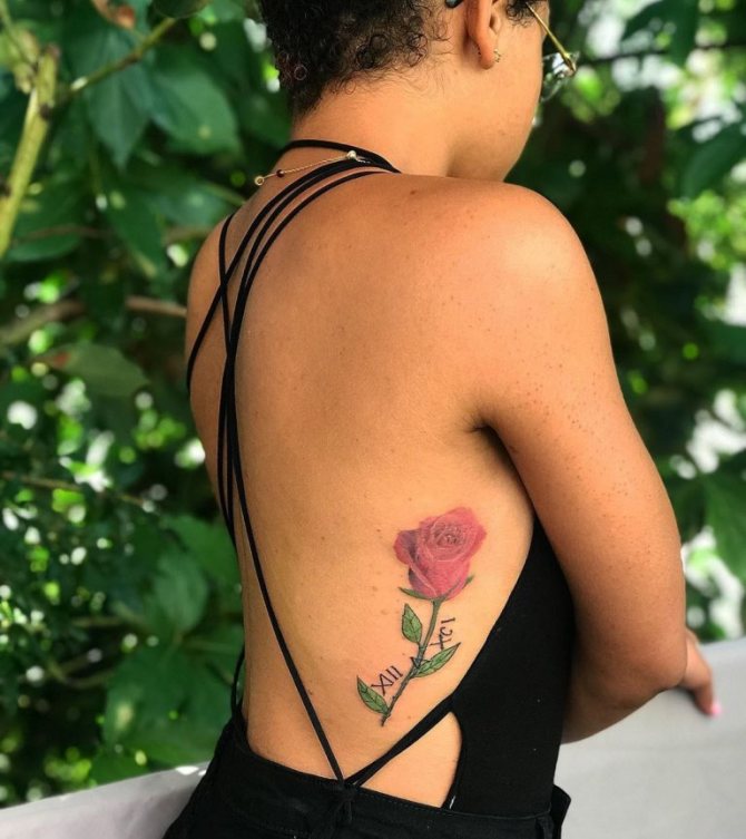 Скици на татуирани ребра