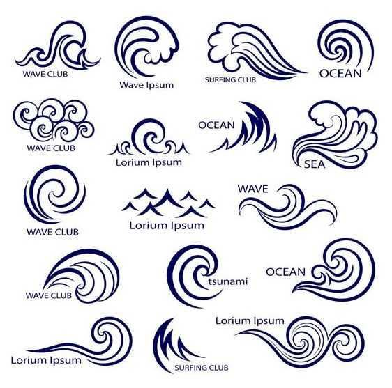 motifs de vagues