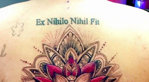 Ex nihilo nihil fit foto tatuointi