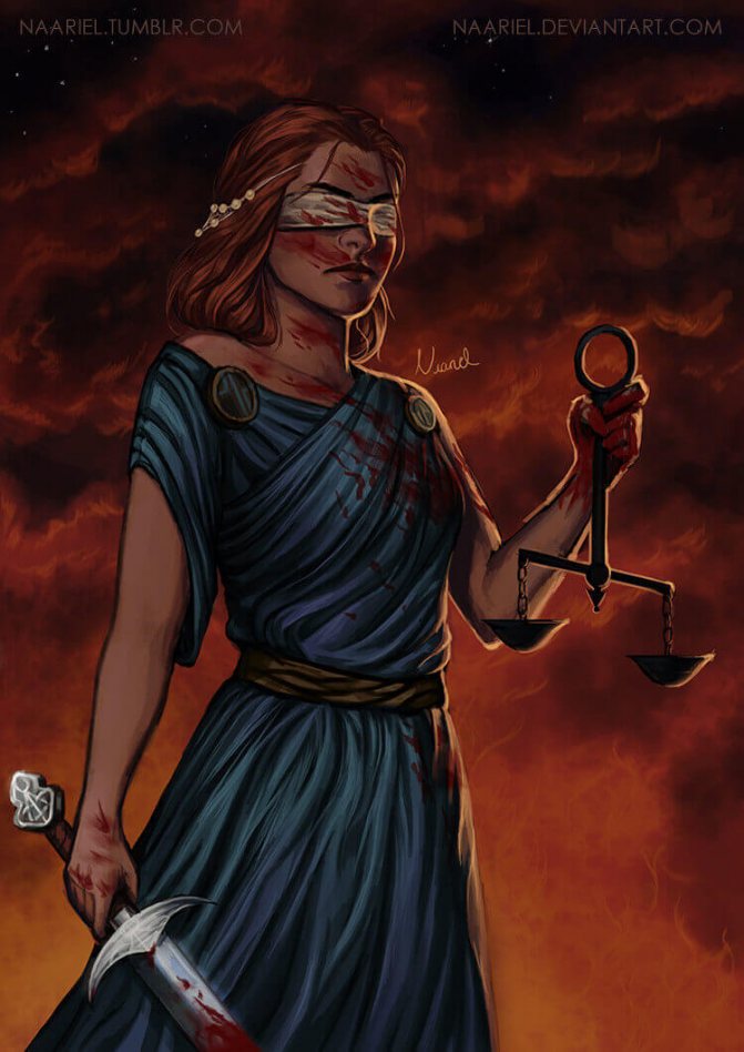 Themis, Greek goddess of justice