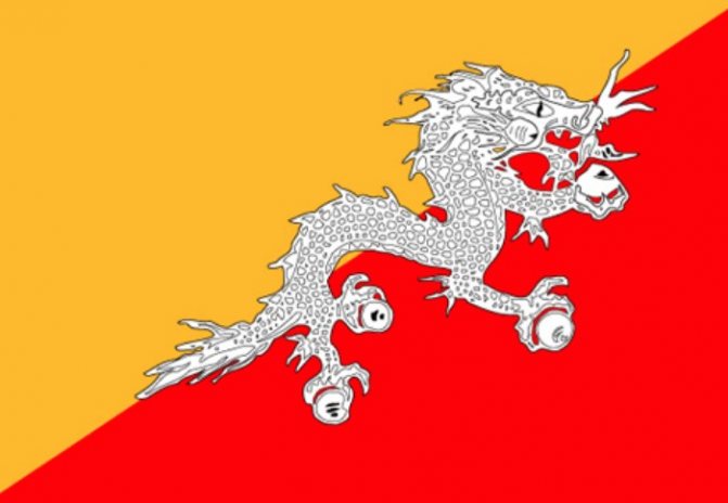 Flag of Bhutan