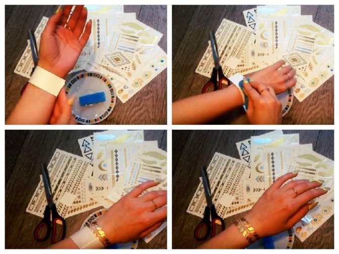 Flash Tattoo: hogyan kell ragasztani?