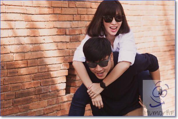 Kuva kaveri ja tyttö takaisin