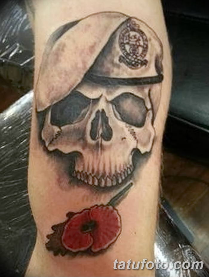 Tetování baret design foto 31.10.2018 #003 - Tetování baret - tatufoto.com