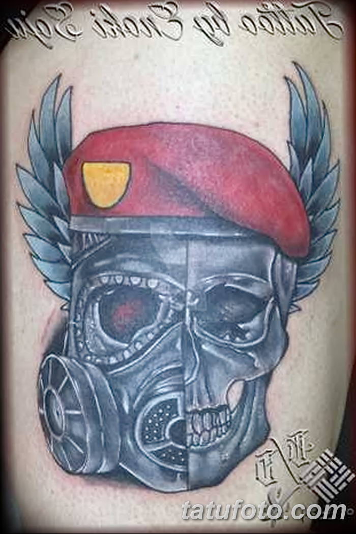 Tetování baret design foto 31.10.2018 #008 - Tetování baret - tatufoto.com