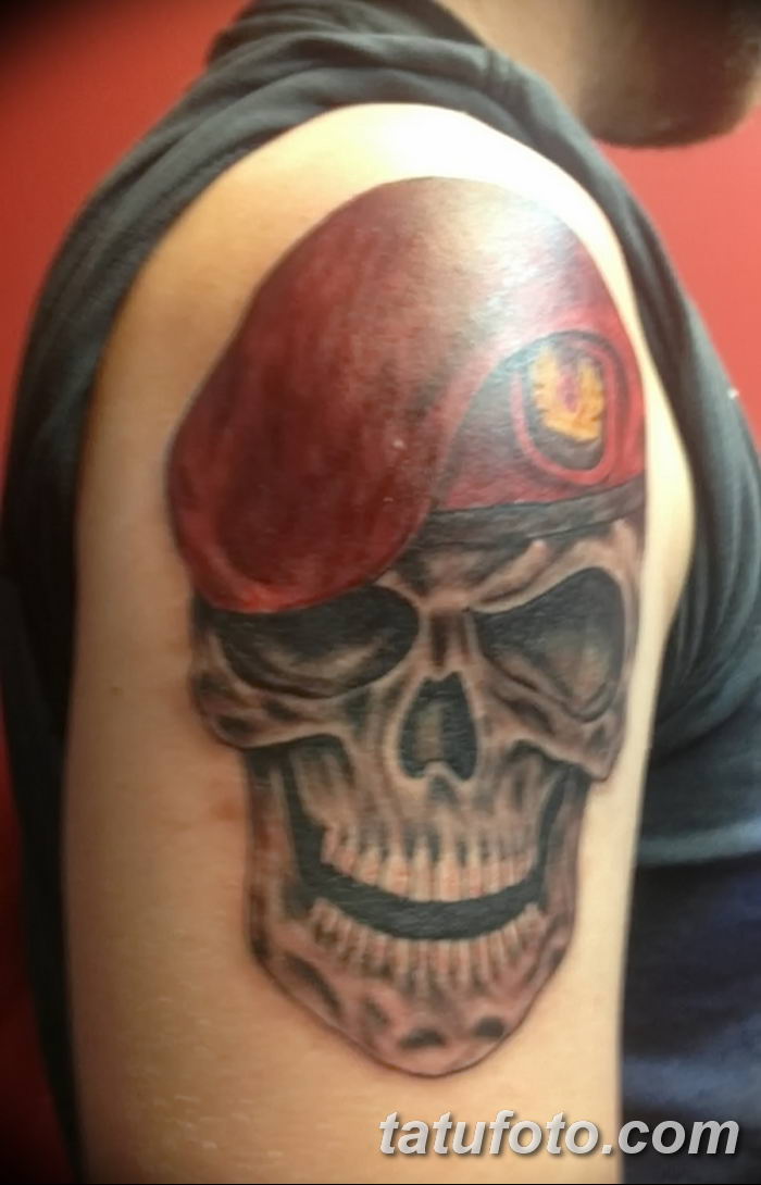 Tetování baret vzor foto 31.10.2018 #015 - Tetování baret - tatufoto.com