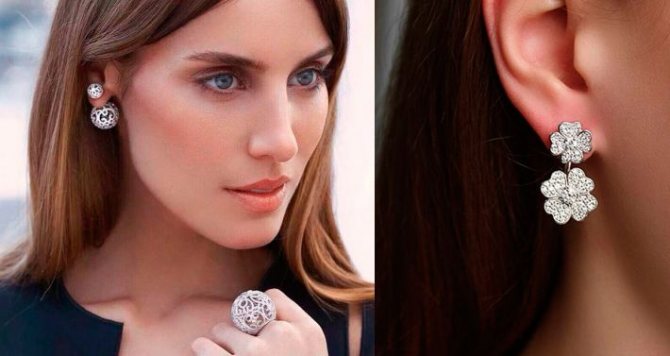 Pendientes de anverso a reverso o de doble cara