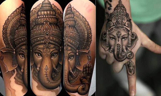 ganesh tätoveering