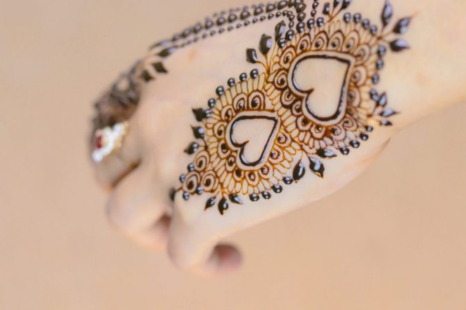 Kuhu paigutada henna joonistus