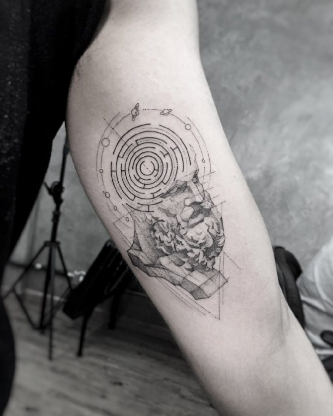 geometrické tetování