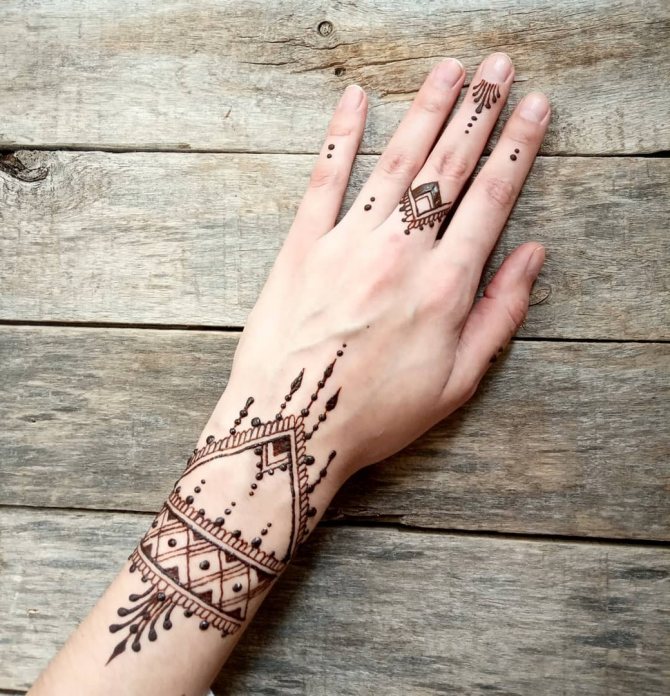 Geometrie v mehendi