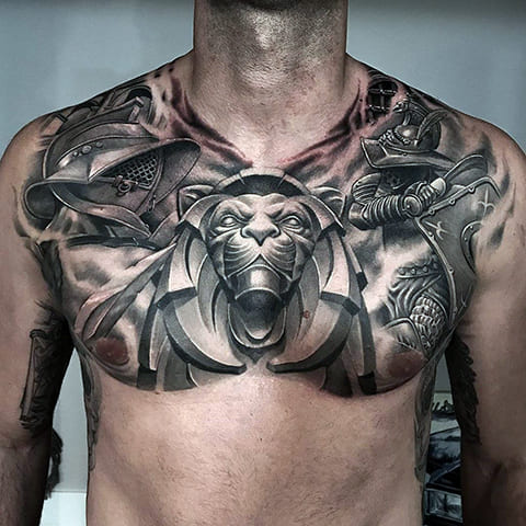 Tatouage de gladiateur